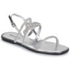 Karl Lagerfeld OLYMPIA Karl Signia Slide Argento Sandali bassi Donna