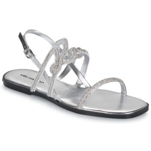 Karl Lagerfeld  OLYMPIA Karl Signia Slide  Argento Sandali bassi Donna