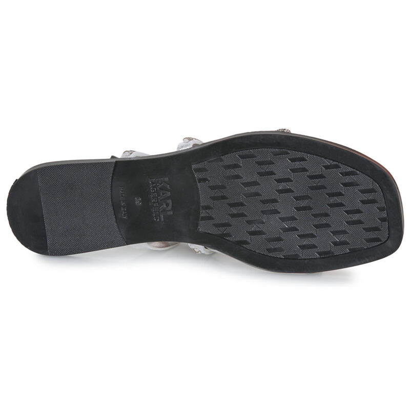 Karl Lagerfeld OLYMPIA Karl Signia Slide Argento Sandali bassi Donna - 7