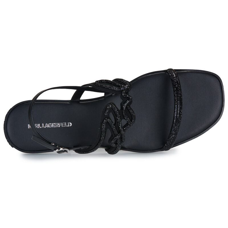 Karl Lagerfeld OLYMPIA Karl Signia Slide Nero Sandali bassi Donna - 6