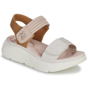 Xti  143986  Beige -  Sandali con zeppa  Donna