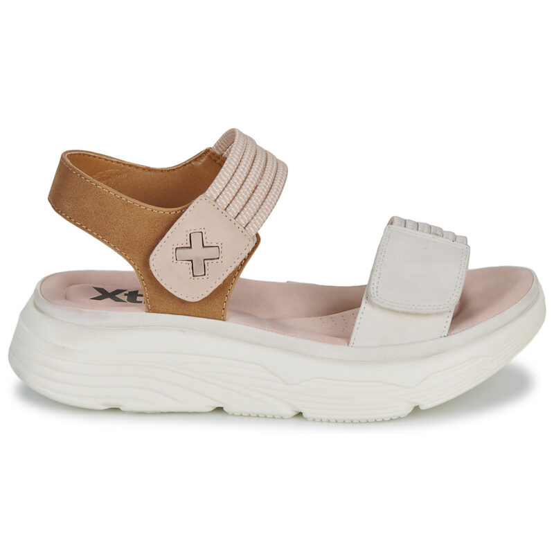 Xti 143986 Beige Sandali con zeppa Donna - 2