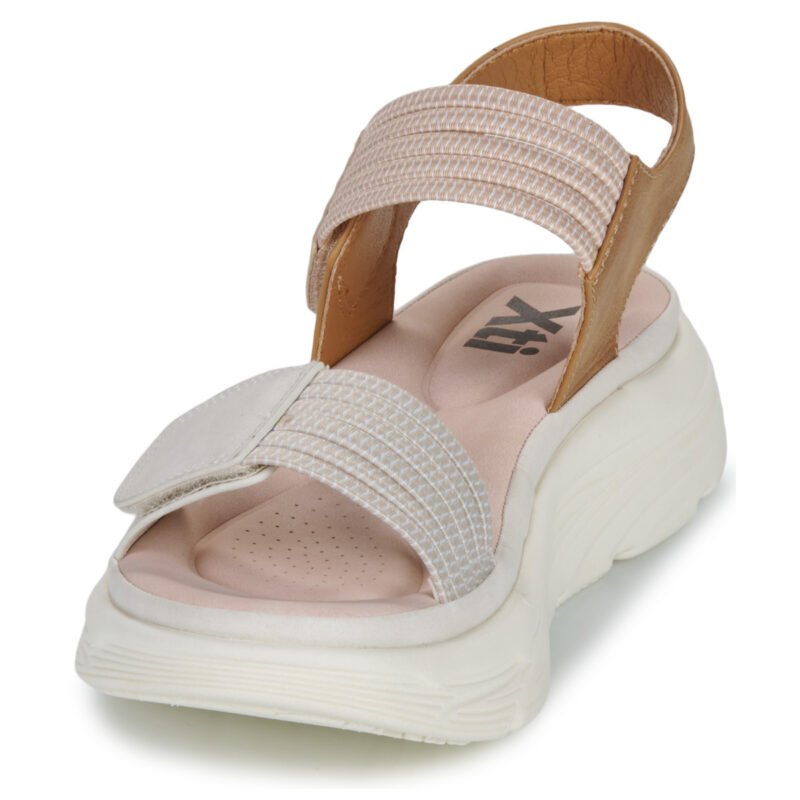 Xti 143986 Beige Sandali con zeppa Donna - 3