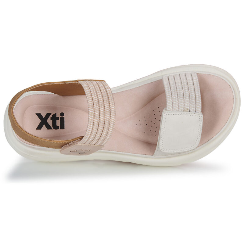 Xti 143986 Beige Sandali con zeppa Donna - 6