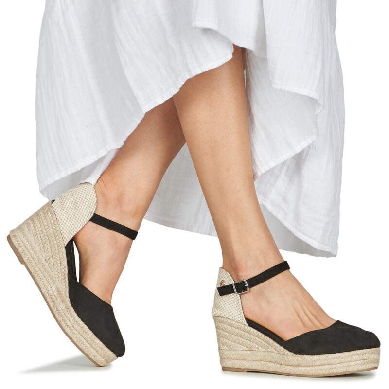 Refresh 172644 Nero Sandali con zeppa Donna - 8