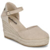 Refresh 172644 Beige Sandali con zeppa Donna