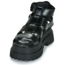 Buffalo PLUTO GLD Nero Sandali con zeppa Donna - 3