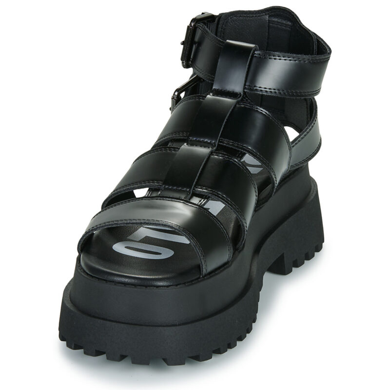 Buffalo PLUTO GLD Nero Sandali con zeppa Donna - 3