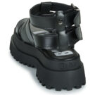 Buffalo PLUTO GLD Nero Sandali con zeppa Donna - 5