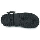 Buffalo PLUTO GLD Nero Sandali con zeppa Donna - 7
