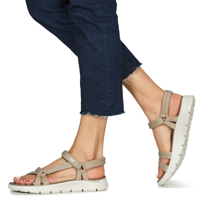Sandales plates Skechers GO WALK FLEX - Beige Sublime - Pointure 8