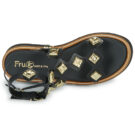 Fru.it 9169-100-HELGA-NERO-TEXANO-NERO Nero Sandali con zeppa Donna - 6