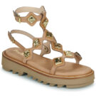 Fru.it 9169-100-HELGA-TAUPE-TEXANO-LEGNO Marrone Sandali con zeppa Donna - 1