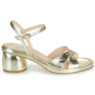 Fru.it 9220-464-NATURALE-MILLENIUM-PLATINO Oro Sandali con tacco Donna - 2