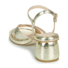Fru.it 9220-464-NATURALE-MILLENIUM-PLATINO Oro Sandali con tacco Donna - 5