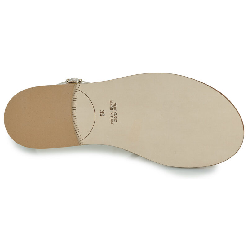 Fru.it 9184-100-CUOIO-NATURALE-PARK-IVORY Oro Sandali bassi Donna - 7