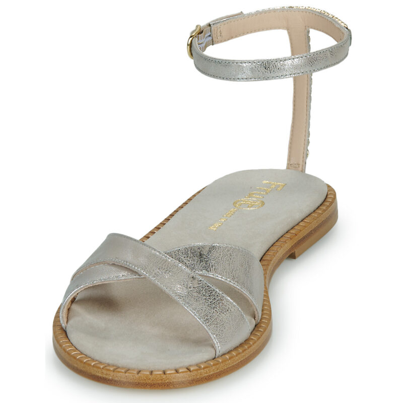 Fru.it 9185-100-CUOIO-NATURALE-PARK-MONUMENT Oro Sandali bassi Donna - 3
