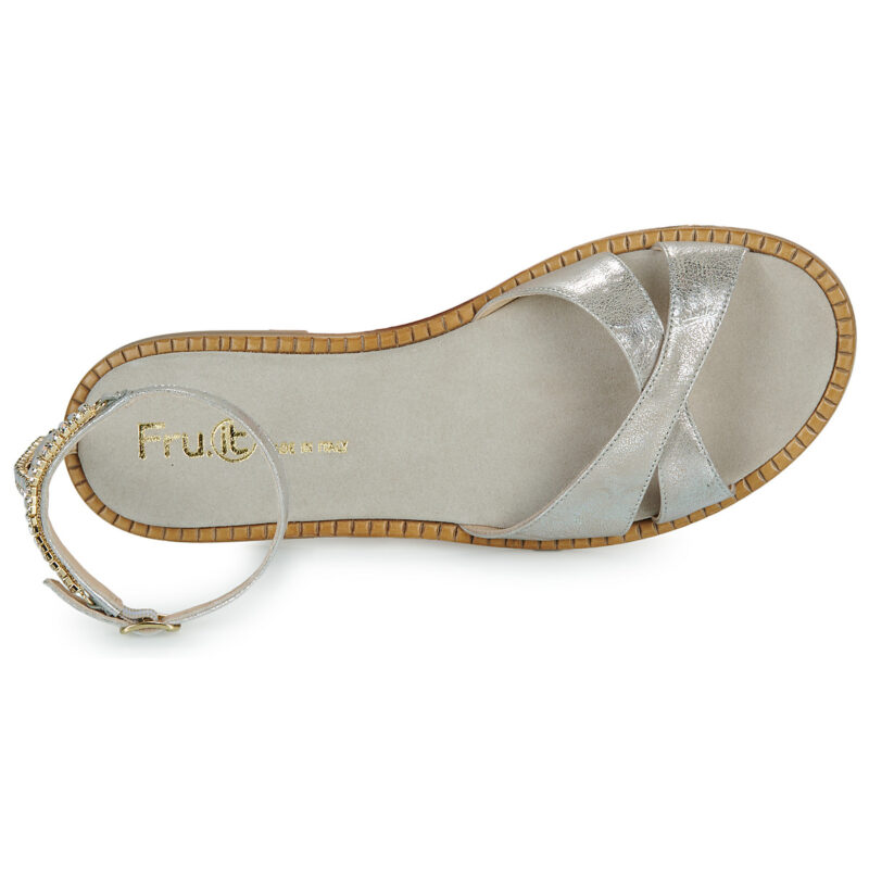 Fru.it 9185-100-CUOIO-NATURALE-PARK-MONUMENT Oro Sandali bassi Donna - 6