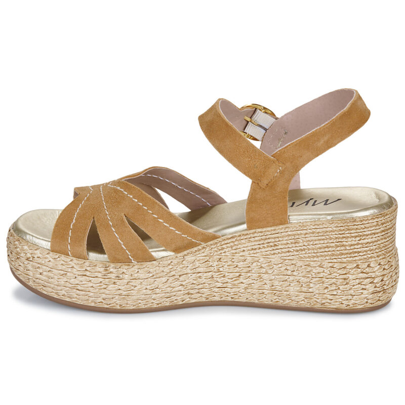 Myma - Marrone Sandali con zeppa Donna - 4