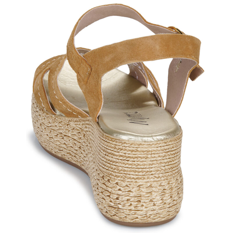 Myma - Marrone Sandali con zeppa Donna - 5