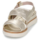 Myma - Oro Sandali con zeppa Donna - 3