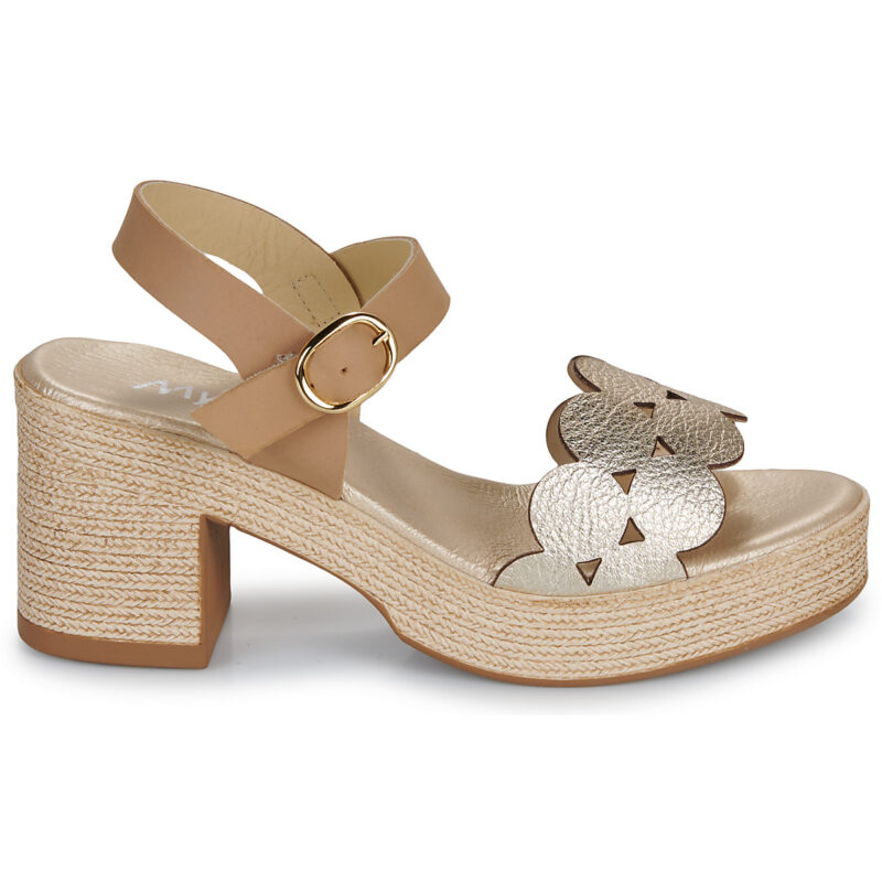 Myma - Oro Sandali con tacco Donna - 2