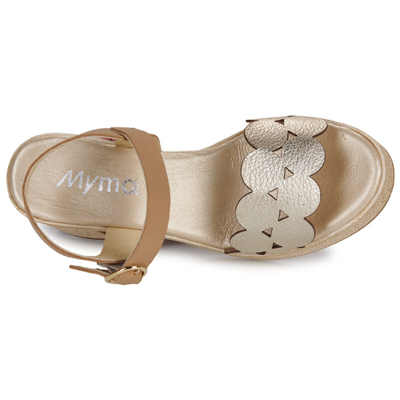Myma - Oro Sandali con tacco Donna - 6