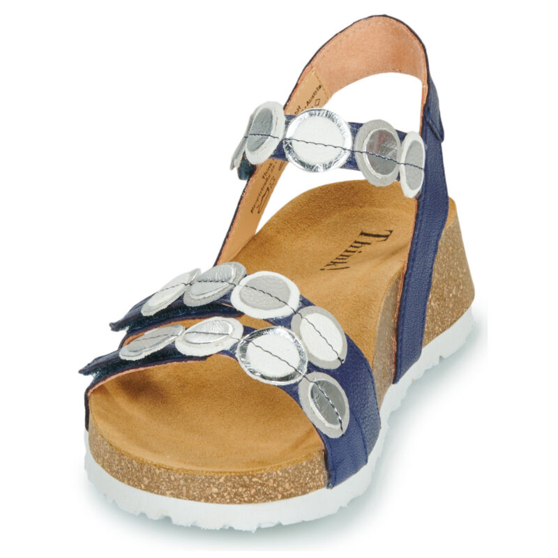 Think KOAK Blu Sandali con zeppa Donna - 3