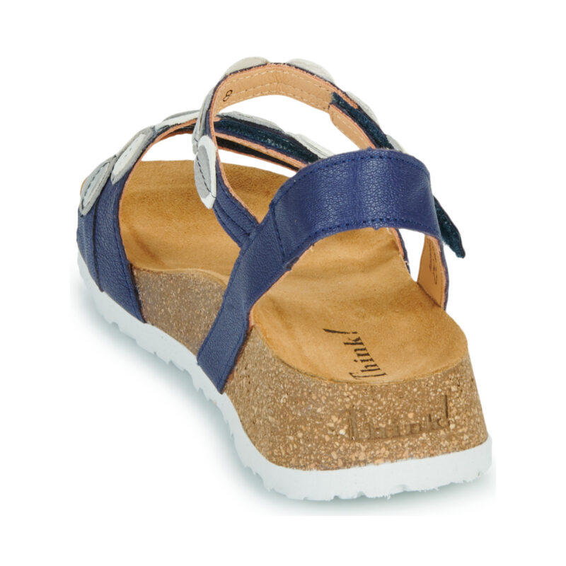 Think KOAK Blu Sandali con zeppa Donna - 5