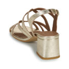 Otess / Zo&iuml; Z1390-BERENICE-CARRARA Oro Sandali con tacco Donna - 5