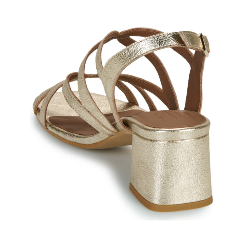 Otess / Zo&iuml; Z1390-BERENICE-CARRARA Oro Sandali con tacco Donna - 5