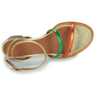 Otess / Zo&iuml; Z1530-JAAL-PLATINO-JAAL-ARAGOSTA-JAAL-MELA Oro Sandali con tacco Donna - 6