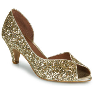 Otess / Zoï  Z1620-GALAXY-CARRARA-GLITTER-CHAMPAGNE  Oro Sandali con tacco Donna