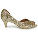 Otess / Zoï Z1620-GALAXY-CARRARA-GLITTER-CHAMPAGNE Oro Sandali con tacco Donna - 2