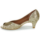 Otess / Zoï Z1620-GALAXY-CARRARA-GLITTER-CHAMPAGNE Oro Sandali con tacco Donna - 4