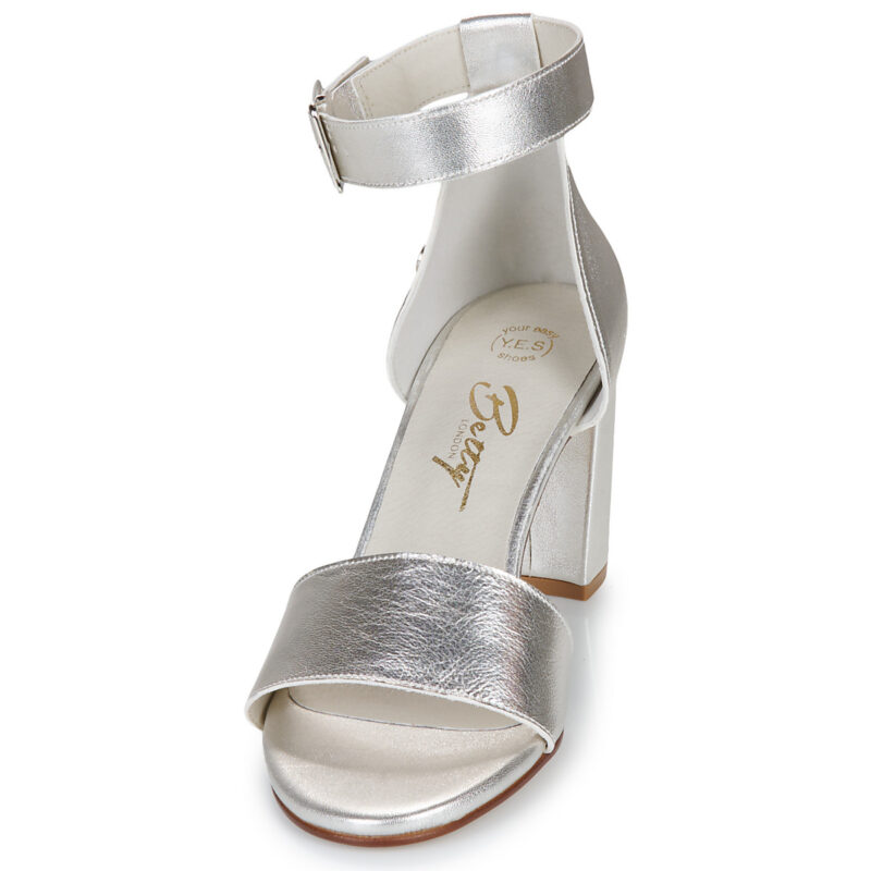 Betty London CRETA Argento Sandali con tacco Donna - 3