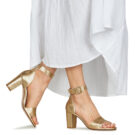 Betty London CRETA Oro Sandali con tacco Donna - 8