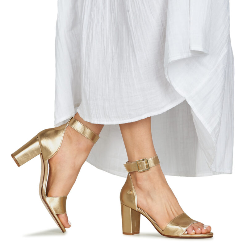Betty London CRETA Oro Sandali con tacco Donna - 8