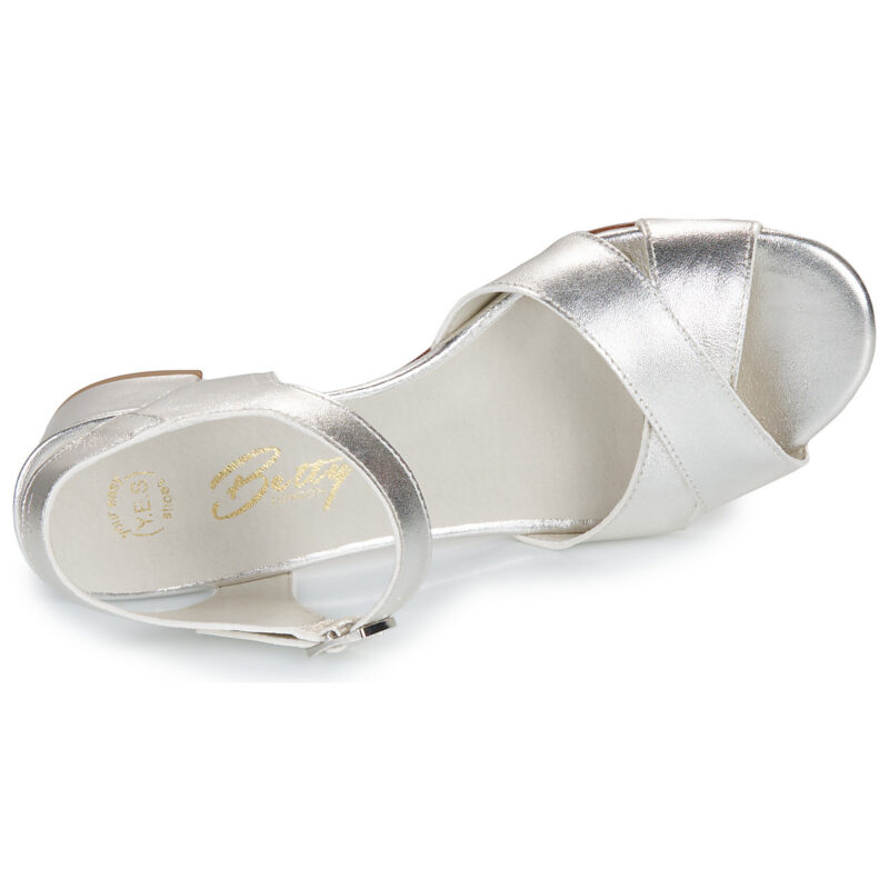 Betty London  JOYCE  Argento -  Sandali con tacco  Donna - 6
