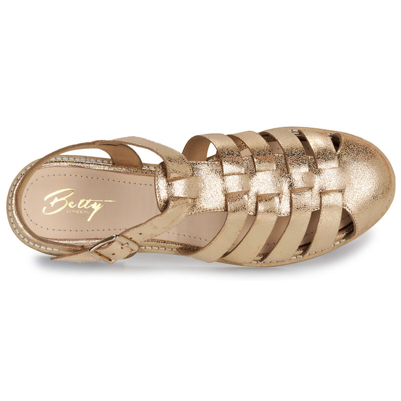 Betty London KEYLA Oro Sandali bassi Donna - 6