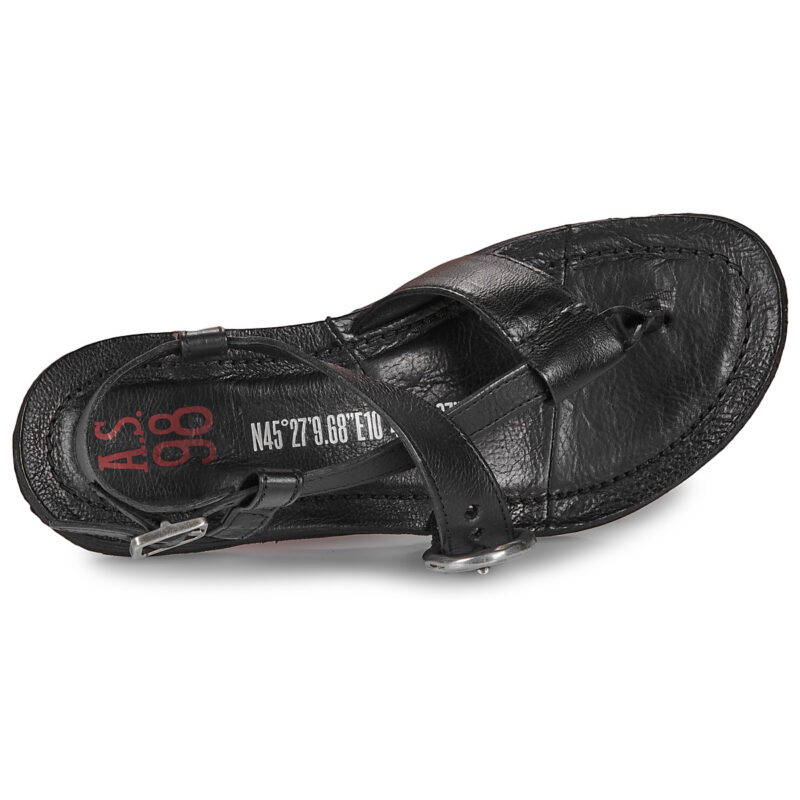 Airstep / A.S.98 RAMOS BOUCLE Nero Sandali bassi Donna - 6