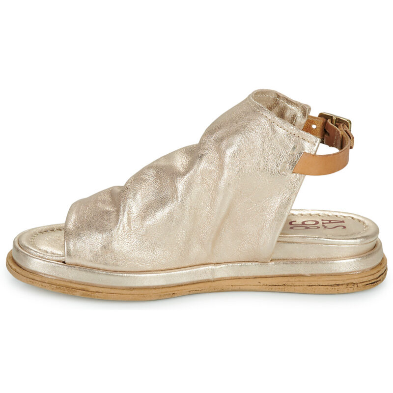 Airstep / A.S.98 SPOON COUV Gold Damen flache Sandalen - 4