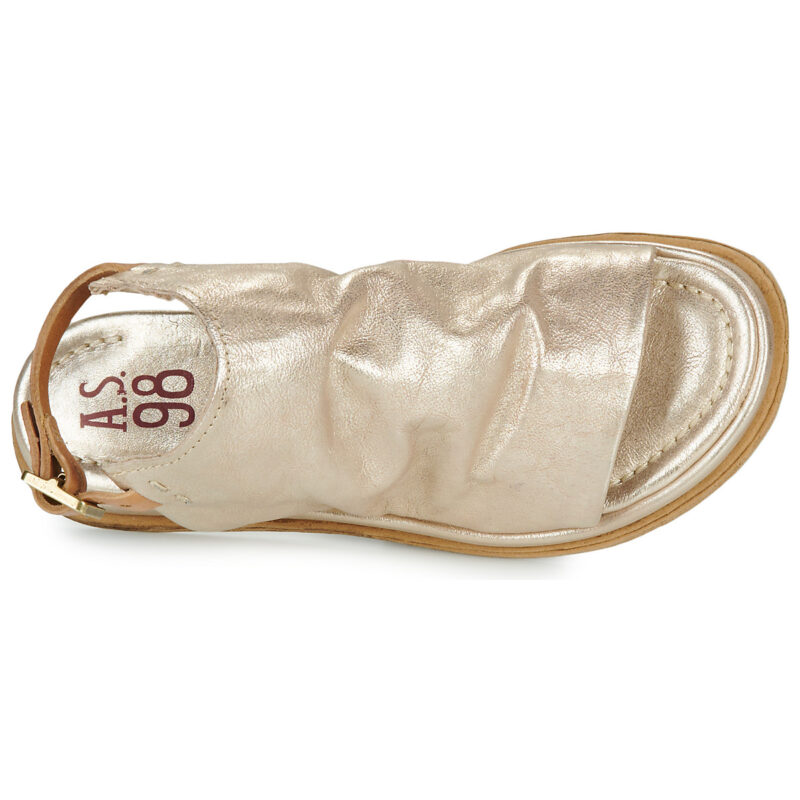 Airstep / A.S.98 SPOON COUV Gold Damen flache Sandalen - 6