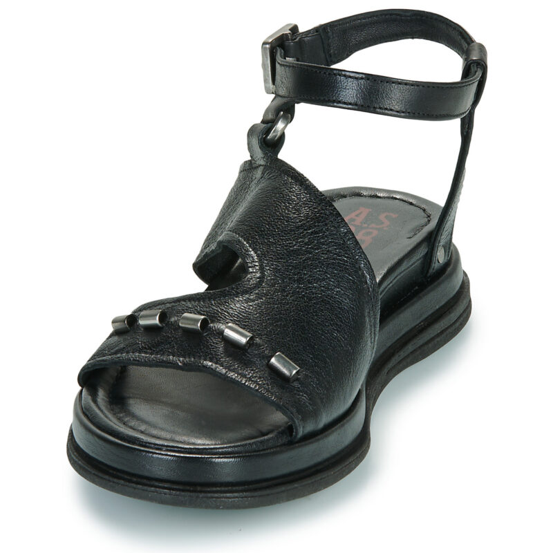 Airstep / A.S.98 SPOON STUD Nero Sandali con zeppa Donna - 3