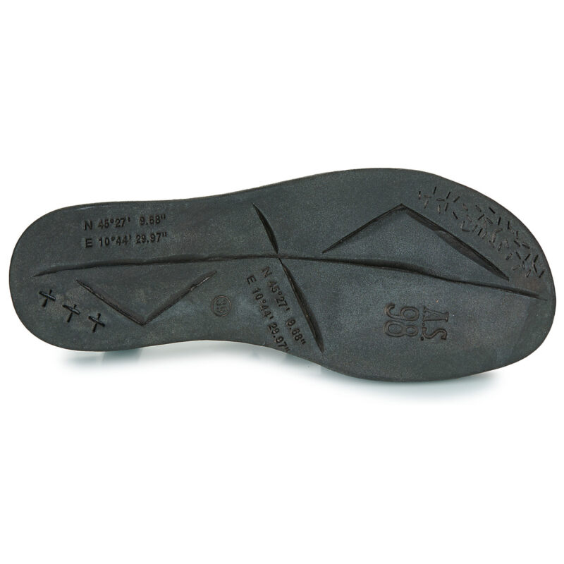 Airstep / A.S.98 SPOON STUD Nero Sandali con zeppa Donna - 7