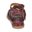 Airstep AS98 SPOON METAL Rote Damen-Sandalen mit niedrigem Schaft - Gr&ouml;&szlig;e 5