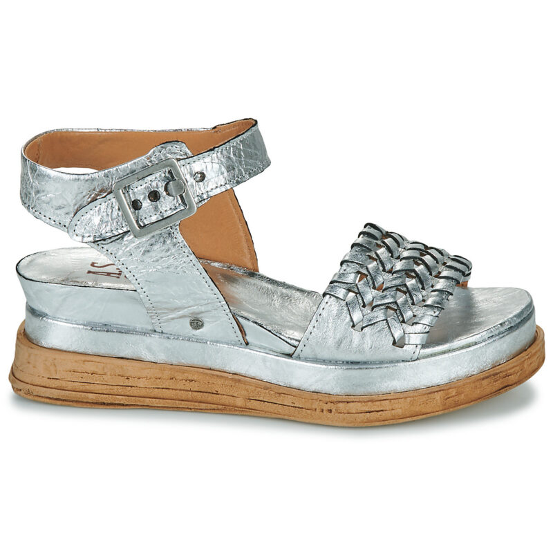 Airstep / A.S.98 LAGOS SANDALS Silber Keilabsatz Sandalen Damen - 2