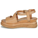 Airstep AS98 LAGOS SANDALEN Beige Keilsandalen Damen - Gr&ouml;&szlig;e 4