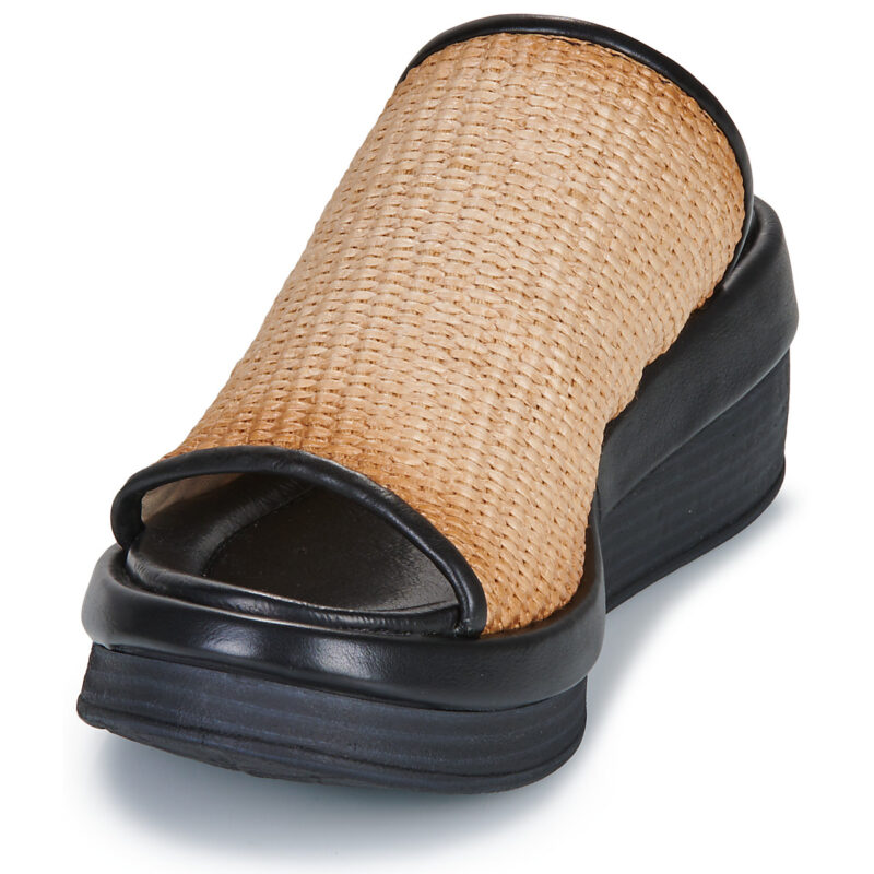 Airstep / A.S.98 SALIS MULES Schwarz Keilabsatz-Sandalen Damen - 3