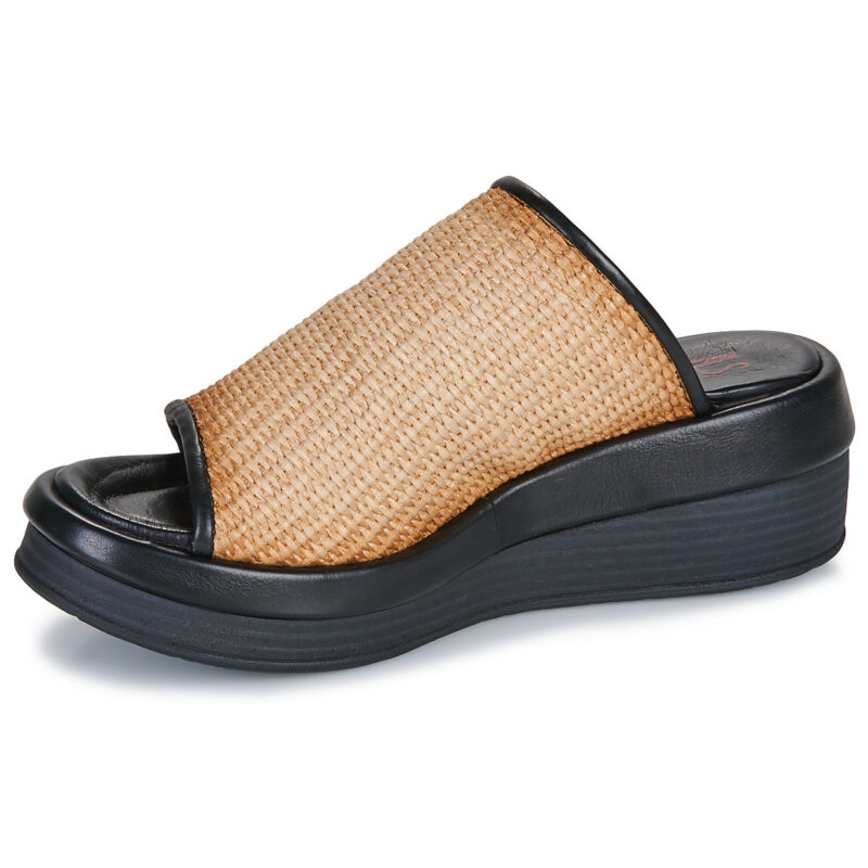 Airstep / A.S.98 SALIS MULES Schwarz Keilabsatz-Sandalen Damen - 4